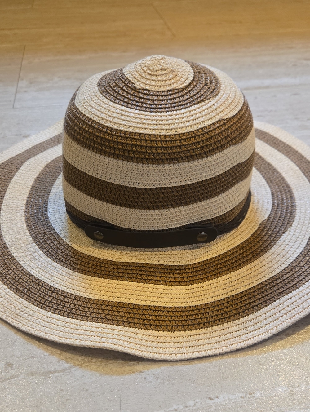 Sunlily Engish Gardens Brown/Tan Sun Hat